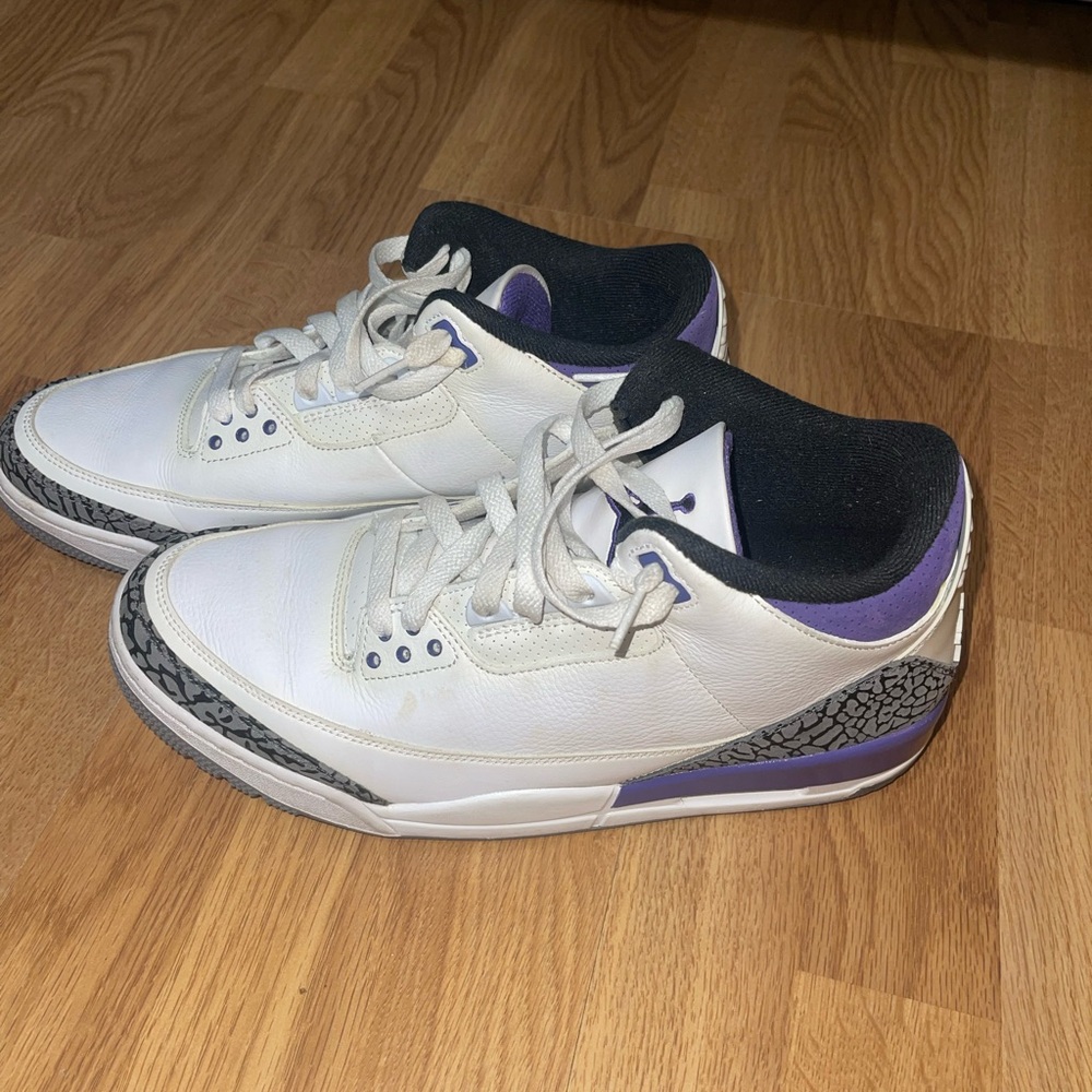 Air Jordan Retro 3 “ Dark Iris” Sneakers 11.5